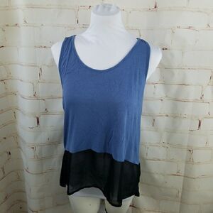 2/$25 Color Thread tank large blue black